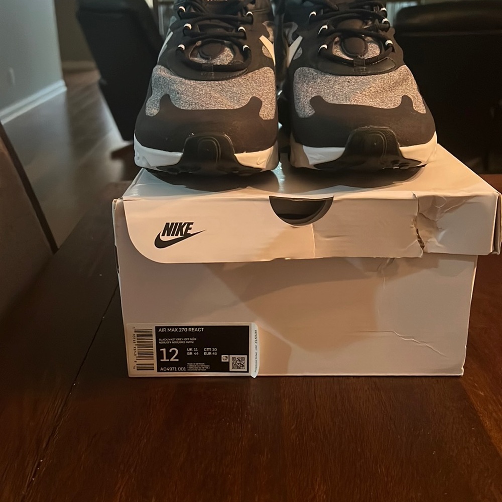 Nike air max 270 react size 12 brand new
